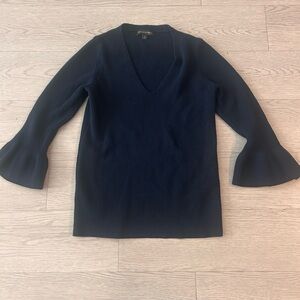 Banana Republic Ribbed Bell Sleeves V Neck Sweater Size S